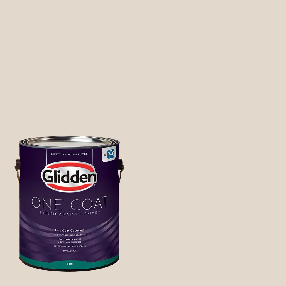 Glidden One Coat Exterior Paint + Primer, Maybe Mushroom/Beige, 1