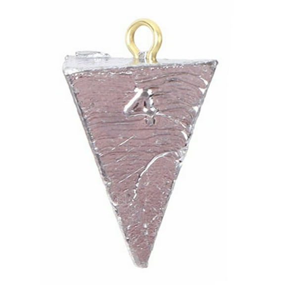 Stellar 4 Ounce Pyramid Sinker (50 Pack) Fishing Weights, Fishing Sinkers for Saltwater Freshwater Fishing Gear Tackle