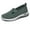 Green, variant on Mqqzkk Slip On Orthopedic Sneakers For Women Breathable Mesh Knitted Walking Shoes Lightweight Comfy Shoes