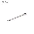 thumbnail image 3 of Unique Bargains Split Cotter Pin, 2x20mm Stainless Steel Clip Fastener Fitting Silver 60Pack, 3 of 5