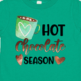 thumbnail image 4 of Inktastic Hot Chocolate Season with Green Mug and Hearts Boys or Girls Toddler T-Shirt, 4 of 5