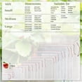 thumbnail image 7 of Fruit Protection Bags for Fruit Trees, 50pcs 6x10 Inch Nylon Mesh Garden Netting Bags Against Bugs Birds Squirrels, Cover Plants Flowers, 7 of 7