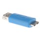 thumbnail image 1 of Adaptador OTG Micro USB 2. Hugo Metal Azul Para Smartphone Galaxy/3S, 1 of 5