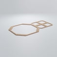 thumbnail image 4 of Ekena Millwork 39 1/4"W x 23 7/8"H x 1/4"T Large Johnston Decorative Fretwork Wood Wall Panels, Red Oak, 4 of 18