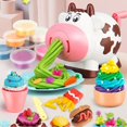 thumbnail image 2 of Set de Plastilina Creativa, Modelo de Cocina, 29 Piezas, Incluye 8 Cajas de Pasta de Modelar de Colores 400g, Múltiples Herramientas de Modelado, Antiadherente/Palo, 3 Años+, Multicolor, 2 of 5