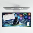 thumbnail image 4 of Happy New Year Newfoundland Family Cheer Winter Midnight Firework Desk Mat Full Keyboard Mouse Pad Newfie Dog Lover Gifts Large Mousepad - 02025, 4 of 5