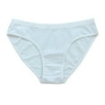 thumbnail image 1 of Puntoco Ropa interior breve para mujer, calzoncillos de ocio transpirables de tiro medio de color liso a la moda para mujer, 1 of 2