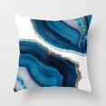 thumbnail image 4 of Pillow Covers Set of 4 Navy Blue Couch Pillows,The pattern is single-sided printing, Watercolor Dots Marble Sea Crystal Texture Pattern Cushion Covers Home Decorative 18X18 Inch, 4 of 7
