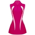 thumbnail image 4 of Miutii Womens Golf Tennis Dresses Zipper Sleeveless Tank Dresses Workout Athletic Running Dresses Hot Pink XXL, 4 of 9