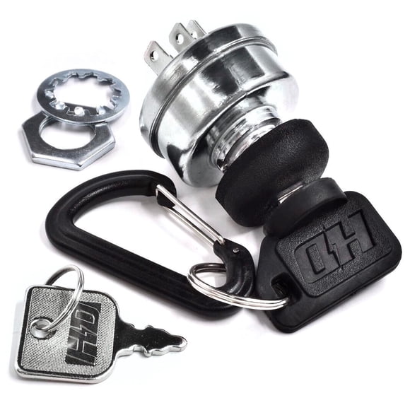 HD Switch Starter Ignition Switch Replaces Kohler 25 099 32-S 25-099-32-S 25 099 37-S 25-099-37-S - Ultimate Protection Umbrella Key Upgrade - w/ 2 Keys & Free Carabiner