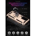 thumbnail image 2 of Allytech Moto Edge 20 Pro Case with Kickstand, Ring Holder Kickstand Military Grade Shockproof Anti-scratch Protective Compatible with Car Mount Case Cover for Motorola Edge 20 Pro -Gold, 2 of 6