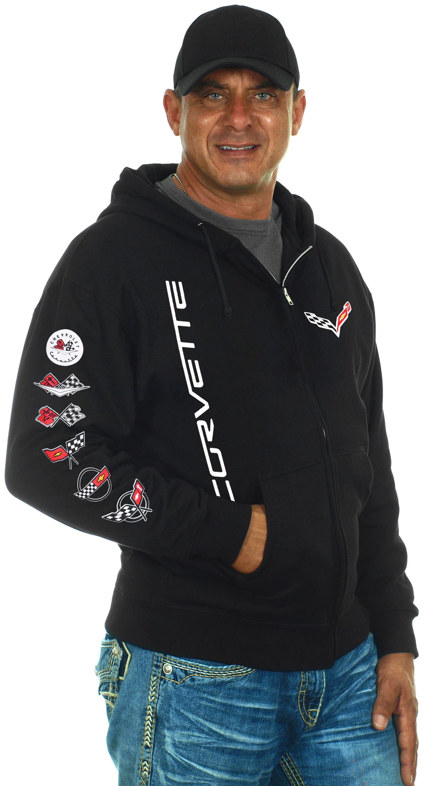 Mens Chevy Corvette Hoodies