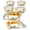 6pcs, variant on M optimized Chafing Dishes for Buffet, 8 QT Stainless Steel, Food Warmers for Parties Buffet with Folding Frame, Chafing Dish Buffet Set for Party, Catering Supply, Banquet