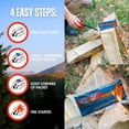 thumbnail image 3 of Encendedor EZ FIRE FIRESTARTER, paquete de 25 gel impermeable, 3 of 6