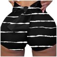 thumbnail image 1 of Gibobby Pantalones de yoga Sexy Sport Homewear Mujeres Entrenamiento Imprimir Pantalones cortos Yoga Clubwear Pantalones de yoga(Negro， XL), 1 of 4