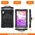 thumbnail image 7 of For Lenovo Tab M9 Case 9.0 inch 2023 Released TB-310FU, 360 Hand Strap, Shoulder Strap, Kickstand, Rugged Drop Protection, Black, 7 of 7