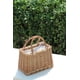 thumbnail image 1 of Bolsos de paja de playa Bolso de verano para mujer Bolso de mano cuadrado de ratán Sailing  Electrónica, 1 of 4
