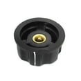 thumbnail image 2 of Unique Bargains Volume Control 6mm Shaft Dia Potentiometer Knobs Caps 34mm x 17mm Black, 2 of 4