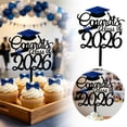 thumbnail image 2 of Class Of 2026 Graduation Cake Topper Glitter Cap And Diploma For Senior High School College Celebration Party, 2 of 6