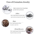 thumbnail image 5 of Butterfly Cremation Necklace for Ashes Memorial Keepsake for Beloved's Ashes Cremation Jewelry for Ashes Urn Pendants for Human Ashes Adult, 5 of 7
