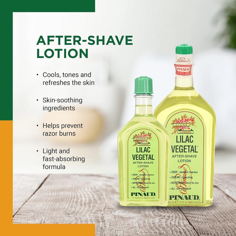 Clubman Pinaud Lilac Vegetal Liquid After Shave, Cools and