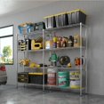 thumbnail image 4 of 4-Tier Heavy Duty Metal Shelves Wire Storage Shelf 1500Lbs Capacity for Garage, 4 of 8