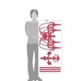thumbnail image 3 of Baroque Chandelier Wall Art Decal, 3 of 4