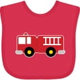 thumbnail image 3 of Inktastic Fire Truck Childs Fireman Boys or Girls Baby Bib, 3 of 4