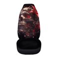 thumbnail image 3 of Uourmeti Skull Rose Design Car Seat Cover Soft Durable Front Car Seat Cover, Breathable Stretchy Compatible with Automobile Truck Cars, 3 of 6