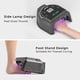 thumbnail image 4 of Lámpara LED UV para uñas Gelpal, 80 W, inalámbrica, con 45 perlas, color negro, 4 of 7