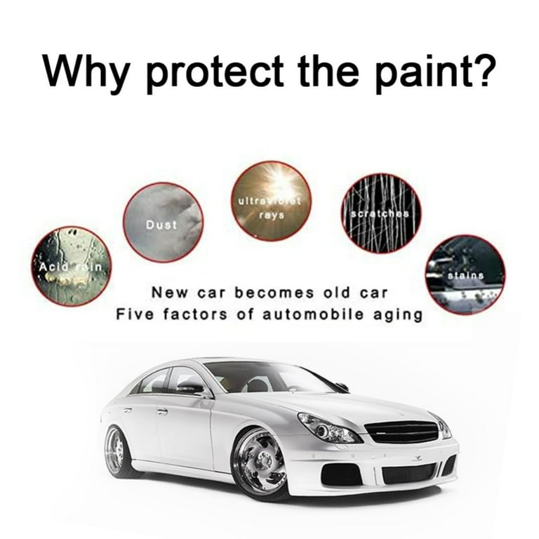 Car Cleaner Spray, Anti Scratch Hydrophobic Polish Nano Coating Agent with  Sponge, 9H Super Ceramic Car Coating Hydrophobic Glass Coat for Car Paint