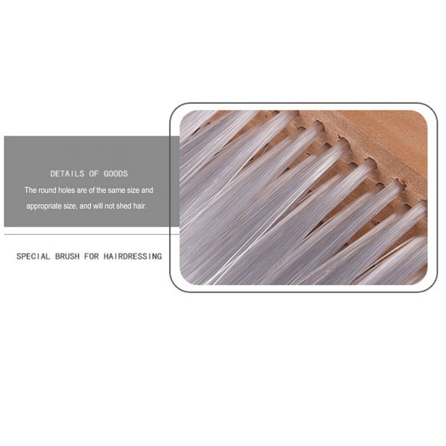 Nylon Barber Hair Sweep Brush Handheld Wood Handle Replacement Tool Handled Replacing Neck Salon Hairdressing Makeup Brushes Tool Accessories