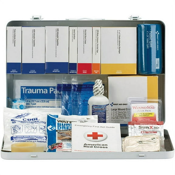 50-Person ANSI B  Weatherproof Contractor First Aid Kit