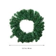 thumbnail image 2 of FOMIYES 1Set Artificial Wreaths Round Green PVC Christmas Wreath for Indoor and Outdoor Use, 2 of 8
