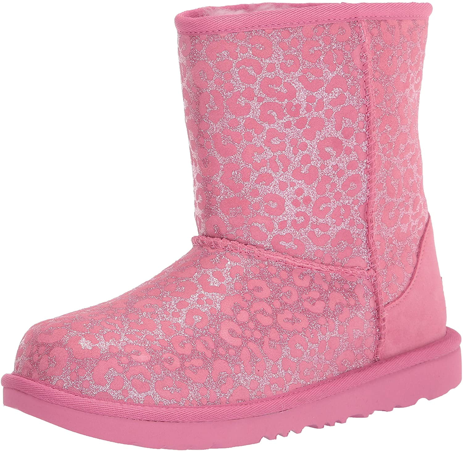 UGG UnisexChild Classic Ii Glitter Leopard Fashion Boot