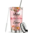 thumbnail image 2 of Best Mother In Law Ever Gifts from Daughter Son in Law，Stainless Steel Coffee Tumbler 20oz, Birthday Gifts for Future Mother in Law, Mother in Law Gifts Ideas for Mothers Day, 2 of 6