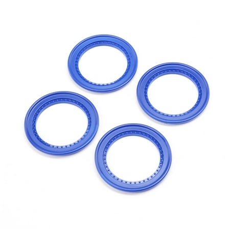 Losi Beadlock Rings Snap In Blue 4 LMT 2.0 LOS-1821
