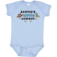 thumbnail image 3 of Inktastic Aunties Little Cowboy with Cowboy Hat and Boots Boys Baby Bodysuit, 3 of 5