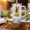 thumbnail image 2 of German Shepherd Travel Tumbler for Women,40 oz German Shepherd Vacuum Insulated Tumbler with Custom Name, 2 of 5