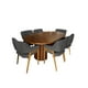 thumbnail image 1 of Comedor para 6 personas de madera de parota natural color gris oscuro, 1 of 8