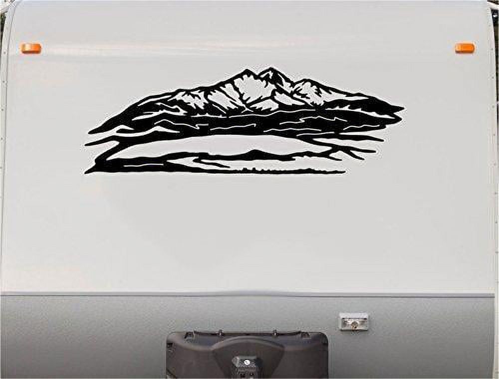 Car Decal Forest Vinyl Tree Mountain For Camper RV Trailer Truck Sticker Graphic | Australia