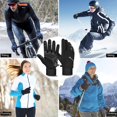 thumbnail image 3 of Negro Talla L - Guantes Térmicos Ciclismo Hombre Otoño e Invierno Ormromra LN-1683, 3 of 5