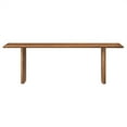 thumbnail image 5 of Modway Amistad 18.5" Wood Bench with Adjustable Foot Pads in Walnut, 5 of 10