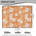 thumbnail image 7 of XYZCANDO Tropical Floral Printed Trunk Mat 29" x 39", Waterproof Cargo Liner with Non-Slip Backing, Durable Stitched Edge Trunk Carpet for SUVs, Sedans and Trucks, 7 of 7
