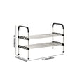 thumbnail image 3 of BAOPAI Multi Tier Galvanized Steel Shoe Rack for Household Storage Easy Assembly Space Saving Organizer with Ventilation Design, 3 of 6