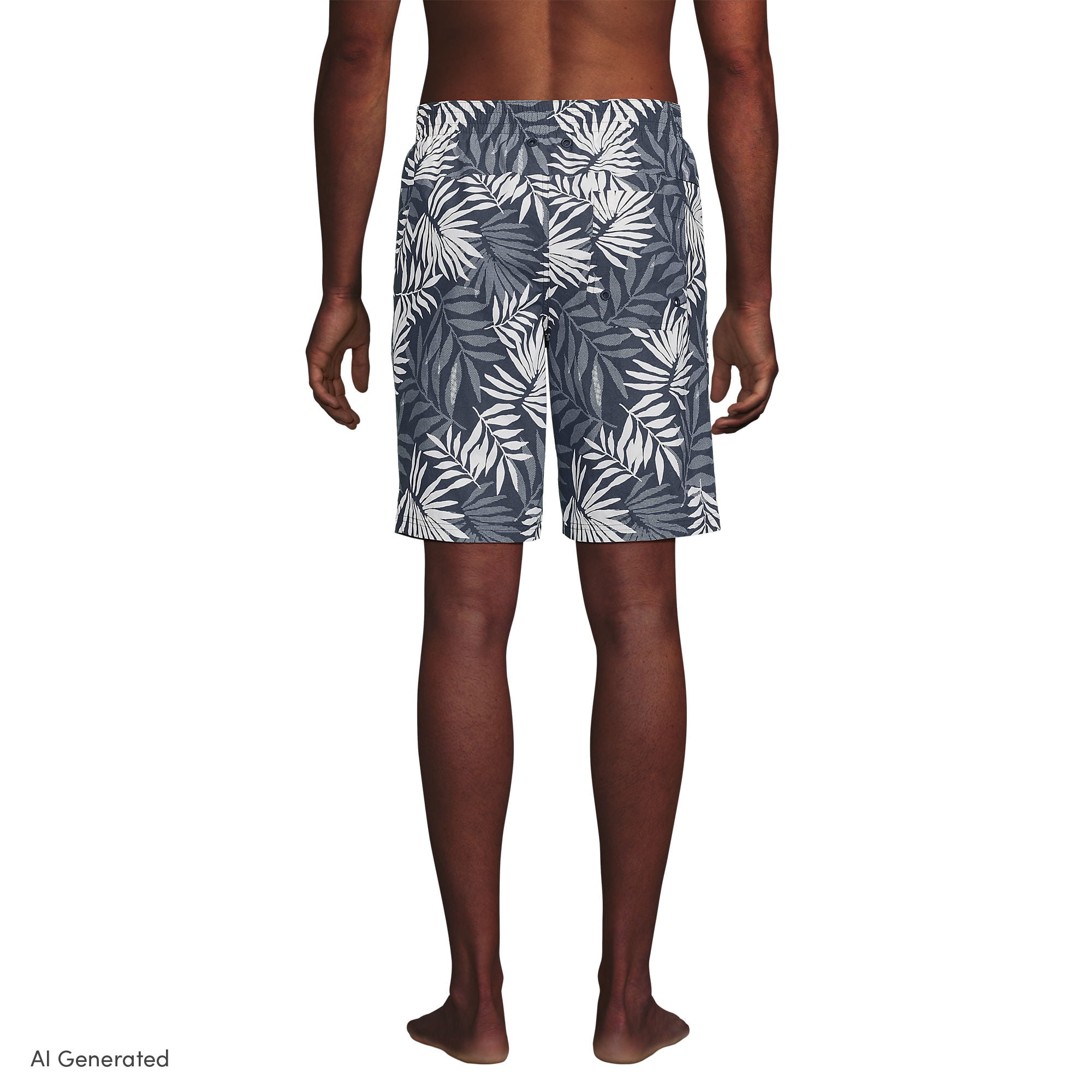 Lands' End Men's 9" Volley Hydroliner Swim Trunks