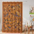 thumbnail image 6 of Shower Curtain Vintage Daisy Floral Shower Curtains for Bathroom Decor, Waterproof Polyester Shower Curtain Set with Hooks, Extra Long 72" x 78" Spring Wildflower Orange, 6 of 9
