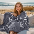 thumbnail image 4 of Gifts for Women Blanket, Birthday/Inspirational/Thank You Gifts for Women, Sometimes You Forget You are Awesome Gifts for Friends/Mom/Sister/Her, Anniversary/Appreciation Blanket, 4 of 7