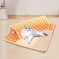 thumbnail image 1 of Lindo túnel de juguete para cama de gato, juguete interactivo con pelota de juego, cómodo centro de juegos, refugio para gatos pequeños, medianos y naranja m, 1 of 8