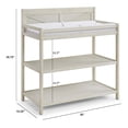 thumbnail image 6 of Suite Bebe Barnside Farmhouse Wood Changing Table in Washed Gray, 6 of 9
